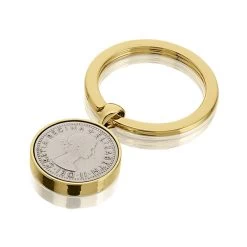 Lucky Sixpence Keyring - A1895