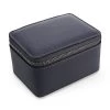 Stackers Navy Zipped Travel Watch Box - A19148