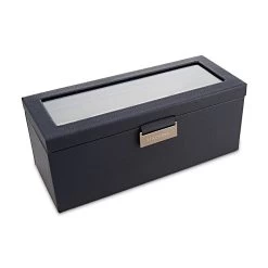 Stackers Navy Four Piece Watch Box - A19149