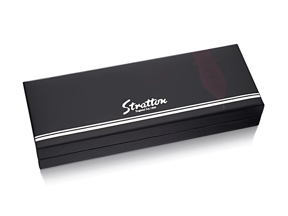 Stratton Black And Gold Tone Ballpoint Pen - A2224 - Image 2