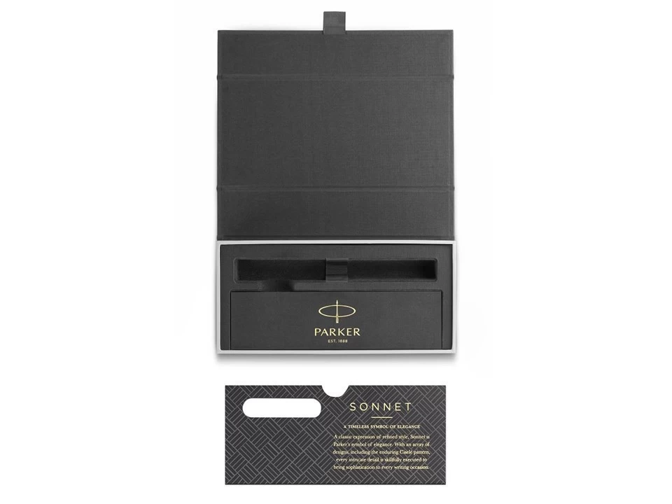 Parker® Parker Sonnet 1945364 Blue And Chrome Trim Fountain Pen - A2369 - Image 2