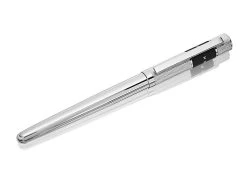 Hugo Boss Ribbon Chrome Logo Fountain Pen - A2451