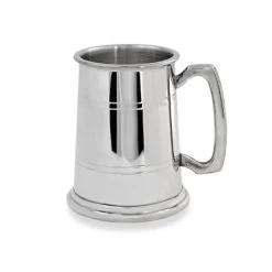 Pewter Extra Heavy One Pint Tankard - A3810
