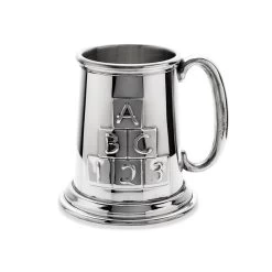 Pewter ABC Child's Tankard - A3903