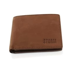 STORM Argyle Brown Leather Wallet - A40100