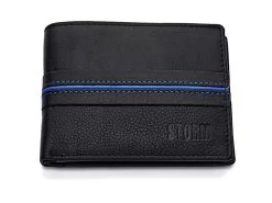 STORM Black Leather Wallet - A4091