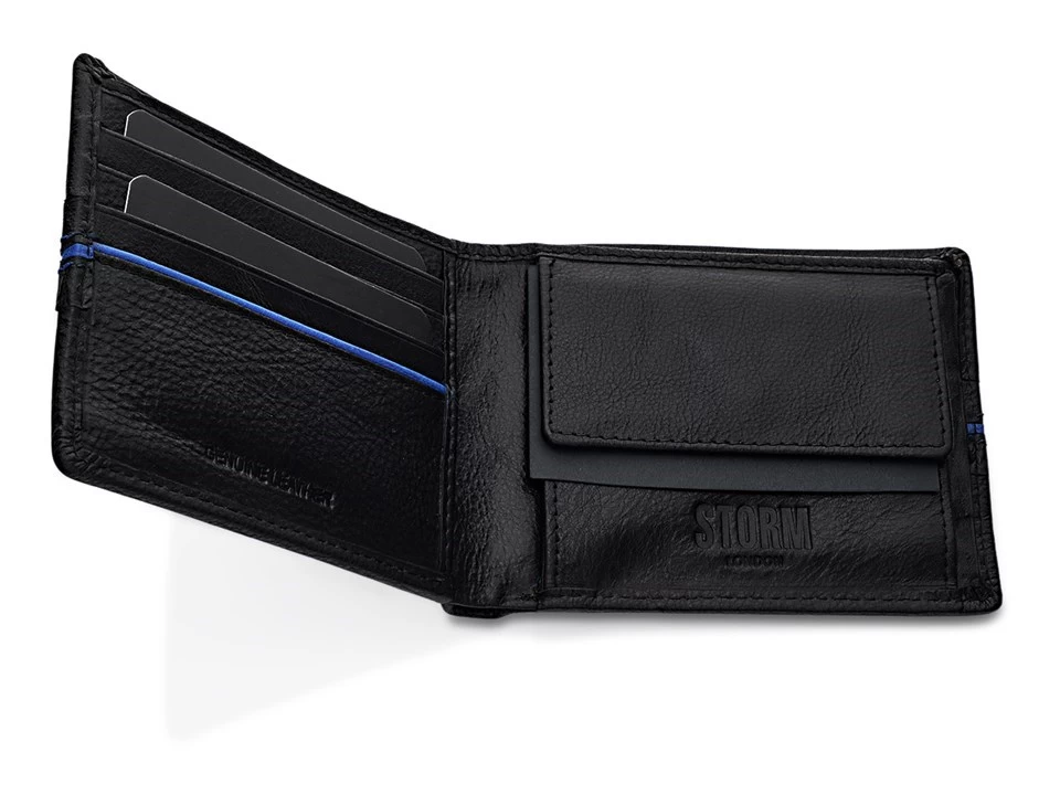 STORM Black Leather Wallet - A4091 - Image 2