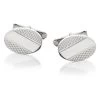 Sterling Silver Diamond Design Cufflinks - A5309