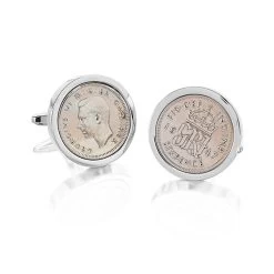 Lucky Sixpence Cufflinks - A53108