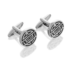 Chinese Longevity Cufflinks - A53150