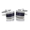 Navy Blue Cat's Eye Cufflinks - A5396