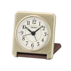 Seiko Gold Folding Travel Alarm Clock - C0546