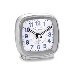 Widdop Silver Cushion Shape Alarm Clock - C0605