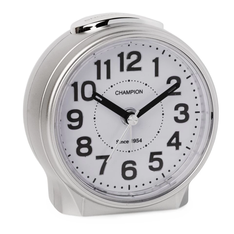 Champion Silver Arch Alarm Clock - C06123