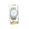 Seiko QXG146G Rectangular Glass Mantel Clock - C1227