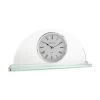 London Clock Half Moon Glass Mantel Clock - C1273