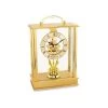 Widdop Gold Tone Skeleton Pendulum Lantern Mantel Clock - C1706