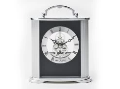 Widdop Brushed Aluminium Carriage Clock - C1738