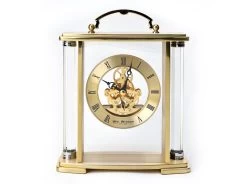 Widdop Gold Plated Aluminium Carriage Clock - C1740