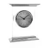 London Clock Silver Glass Mantel Clock - C1741