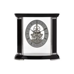 Widdop Piano Finish Skeleton Mantel Clock - C1756