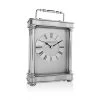 London Clock Silver Tone Carriage Clock - C1760