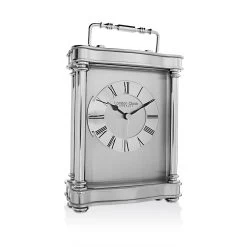 London Clock Silver Tone Carriage Clock - C1760