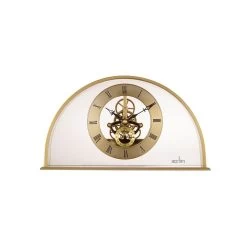 Acctim Half Moon Skeleton Mantel Clock - C1761