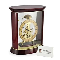 David Peterson SKC12 Piano Finish Skeleton Mantel Clock - C18112