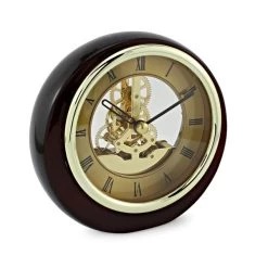 David Peterson SKC17 Piano Finish Skeleton Mantel Clock - C18114