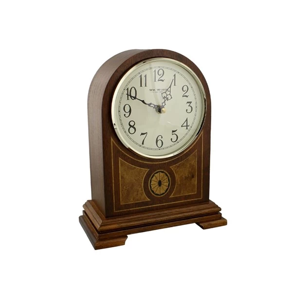Wooden Barrister Melody Mantel Clock - C1897
