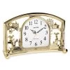 Rhythm Gilt Mantel Clock - C2861