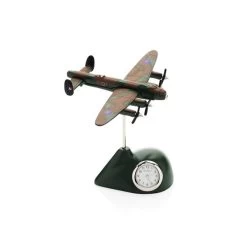 Miniature Avro Lancaster Bomber Clock - C2905