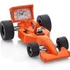 Miniature Orange Racing Car Clock - C2939
