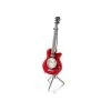 Miniature Red Guitar Clock - C3130