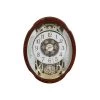 Rhythm MH412WU2 Magic Motion Crystal Musical Clock - C57107