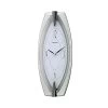 Seiko QXA342S Elongated Silver Case Wall Clock - C5713
