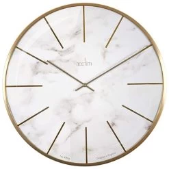 Acctim Marble Dial Gold Wall Clock - C57149