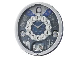 Seiko QXM379S Silver Melody In Motion Wall Clock - C5951