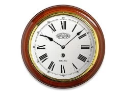 Seiko QXA143B Piano Finish Wooden Wall Clock - C7194