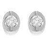 Love It! 9ct White Gold Diamond Solitaire Stud Earrings - 10pts Per Pair - D62325