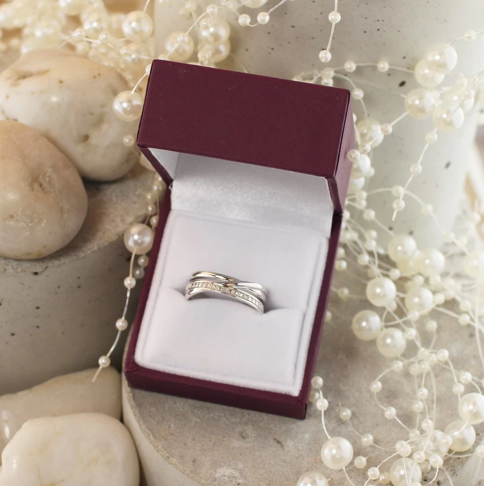 My Diamonds Silver Diamond Band Ring - 6pts - D99153 - Image 4