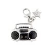 Tingle SCH245 Silver Enamel Stereo Charm - F8226