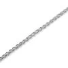 Silver 2.5mm Wide Spiga Chain - 24in - F9412