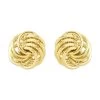 9ct Gold Knot Stud Earrings - 8mm - G0275