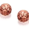 9ct Rose Gold Ball Stud Earrings - 6mm - G0707