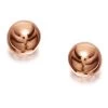 9ct Rose Gold Ball Stud Earrings - 4mm - G0790