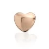 9ct Rose Gold Heart Nose Stud - 2mm - G4504