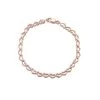 9ct Rose Gold Hearts Bracelet - 7.25in - G6437