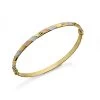 9ct Gold Three Colour Bangle - G8449